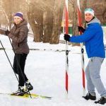 Зимние виды спорта при плохой погоде.