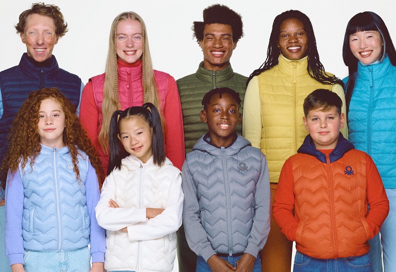 Оживленные оттенки тепла: новая коллекция ультратонких жилетов от United Colors of Benetton.