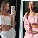 Где приобрести топ в стиле milkmaid — фаворит Хейли Бибер и тренд лета 2025.