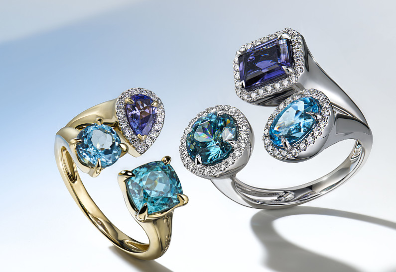 Бриллианты от Miuz Diamonds презентуют коллекцию «Голубая лагуна».
